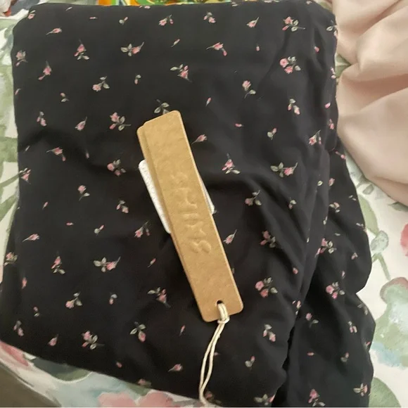 NWT skims fits everybody lace long slip dress onyx rosebud. Size XL - Picture 2 of 7